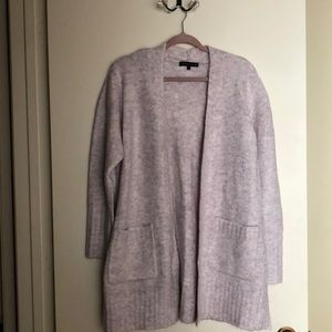 Love Ellie pale pink confetti cardigan in 1X